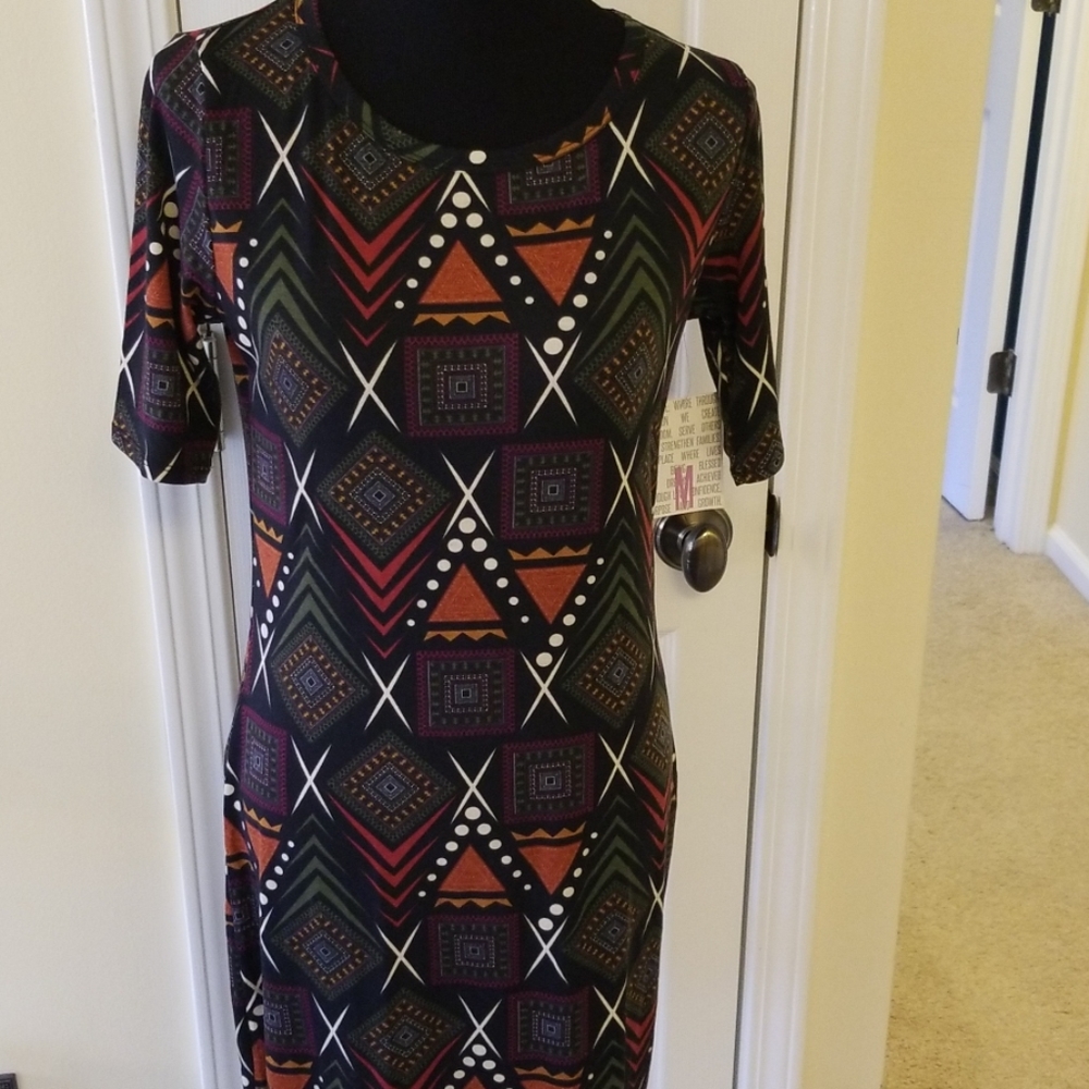 LuLaRoe Julia Dress sz M nwt